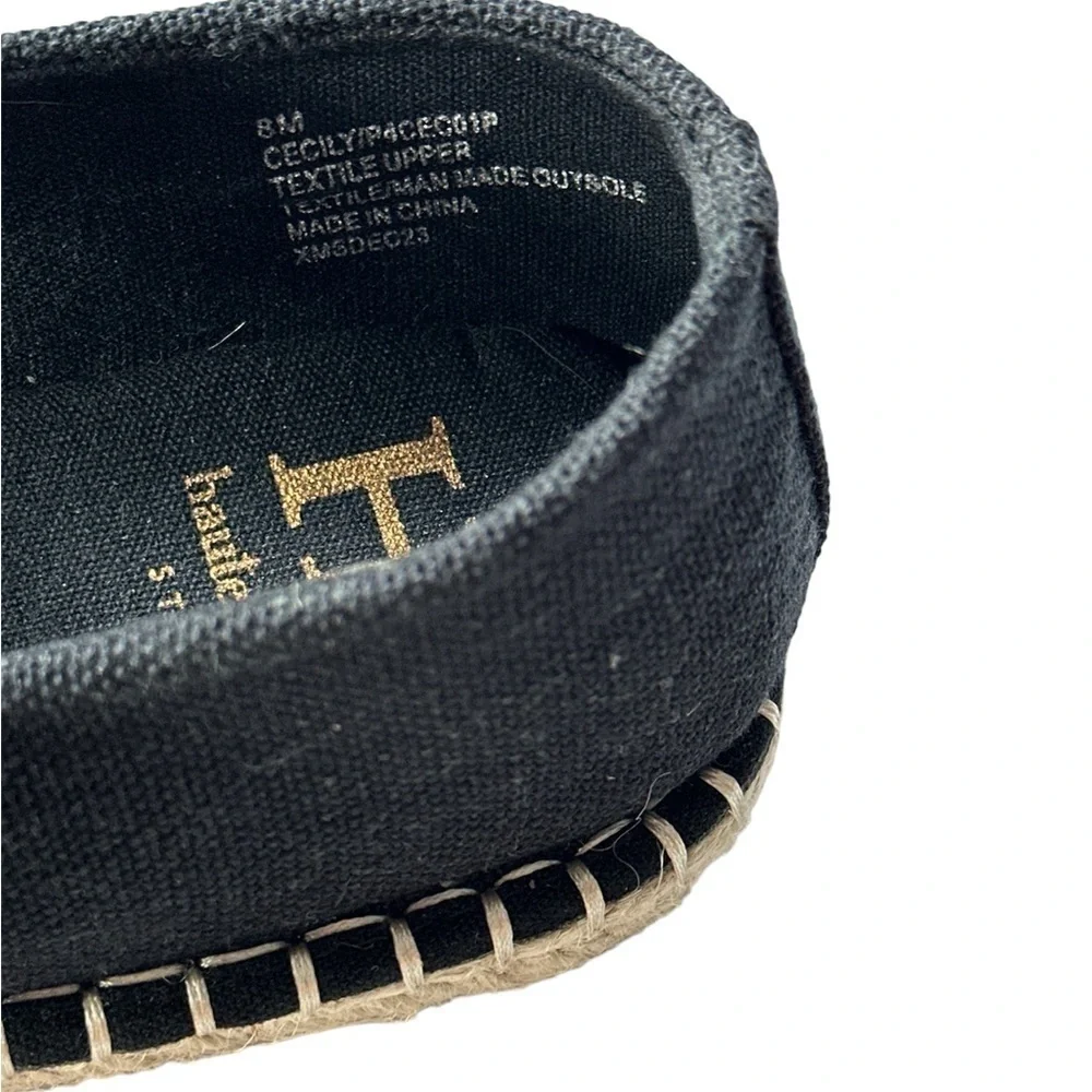 Haute Hippie Cecily Women’s Shoes Espadrilles Mary Jane Black Size 8